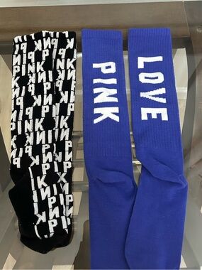 Victoria’s Secret socks. Two pair. New